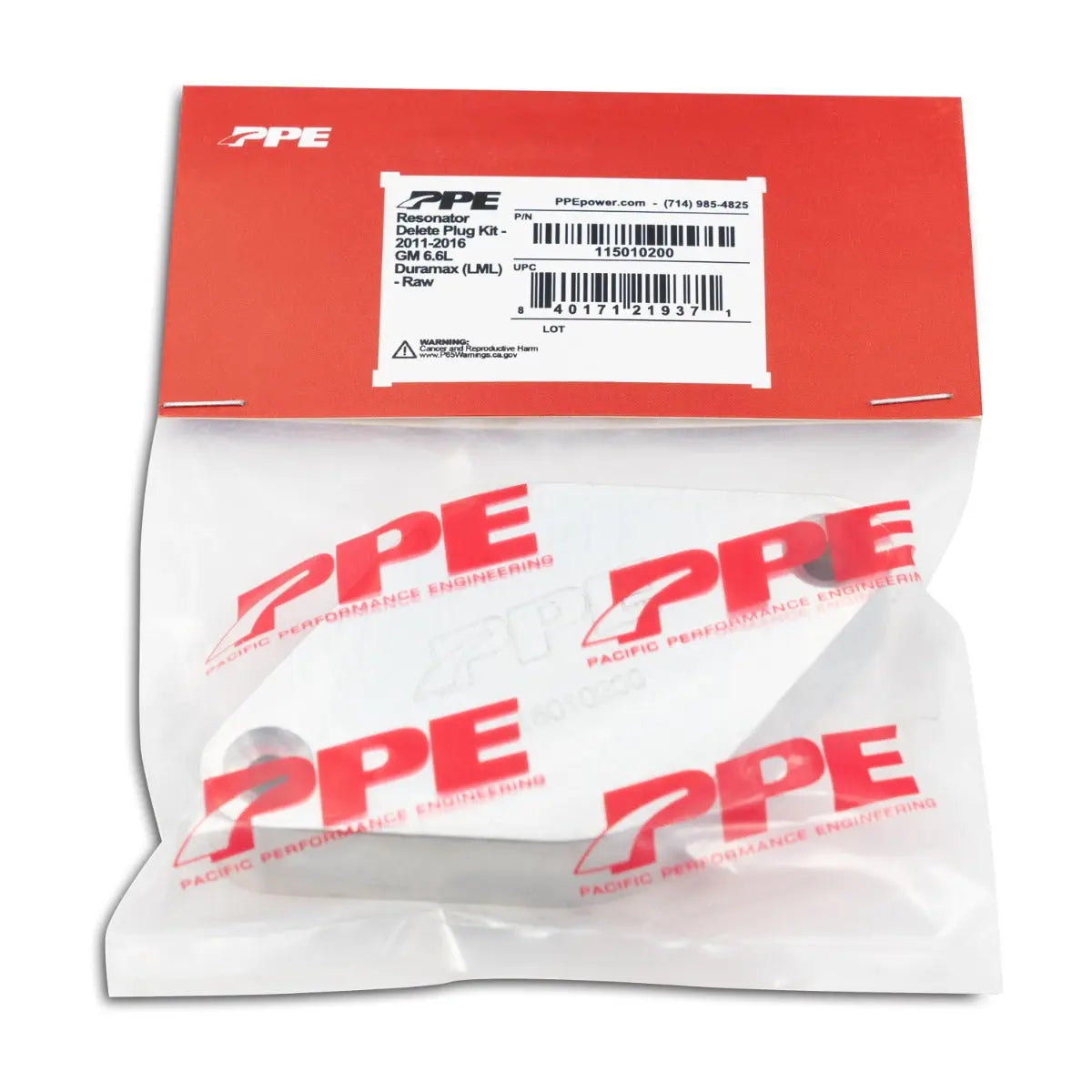 2011-2016 GM 6.6L Duramax LML Turbo Resonator Delete Plug