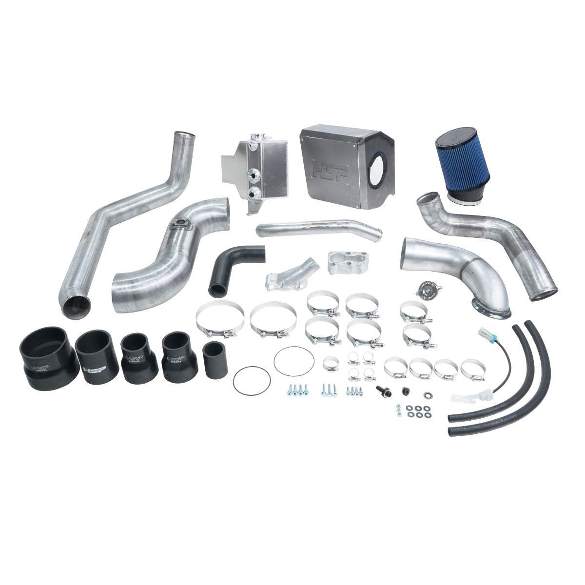 HSP Diesel Deluxe No Bridge Cold Side Bundle Kit For 2004.5-2005 Chevrolet GMC
