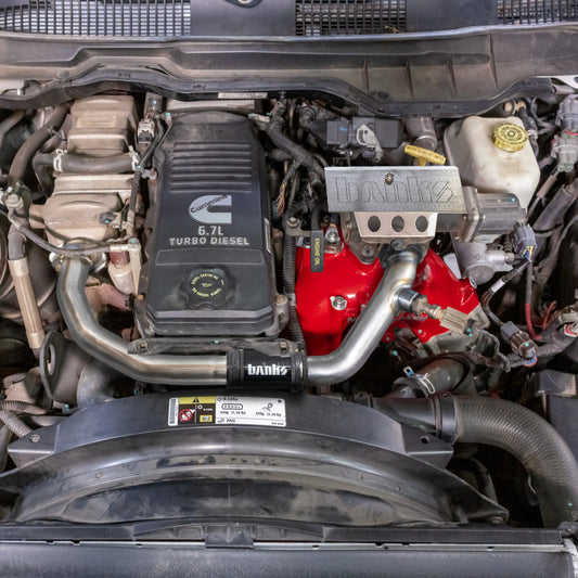 Banks Power 07.5-12 Ram Cab Chassis 6.7L Diesel Monster-Ram Intake System w/Fuel Line - Natural