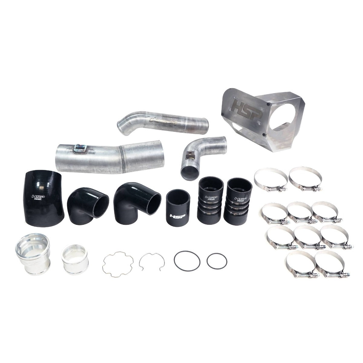 HSP Diesel Intake And Intercooler Bundle Kit For 2020-2022 Ford Powerstroke F250 350 6.7L