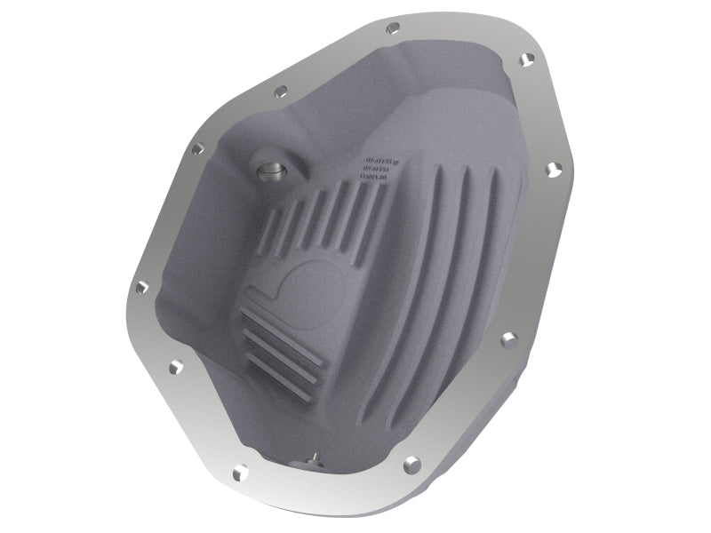 aFe Rear Differential Cover (Raw; Street Series); Dodge Diesel Trucks 94-02 L6-5.9L (td)