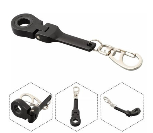 Ratcheting Wrench Portable Key Chains 10mm