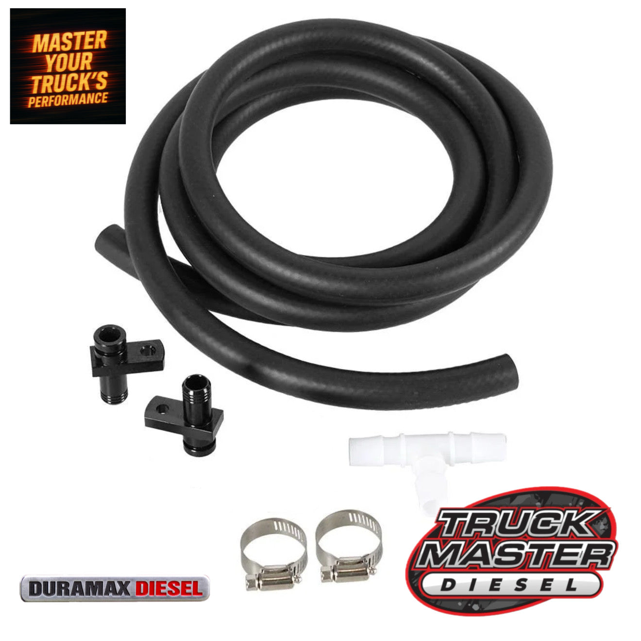 Duramax PCV Reroute Kit No Resonator Plug Chevrolet | GMC 2004.5-2010