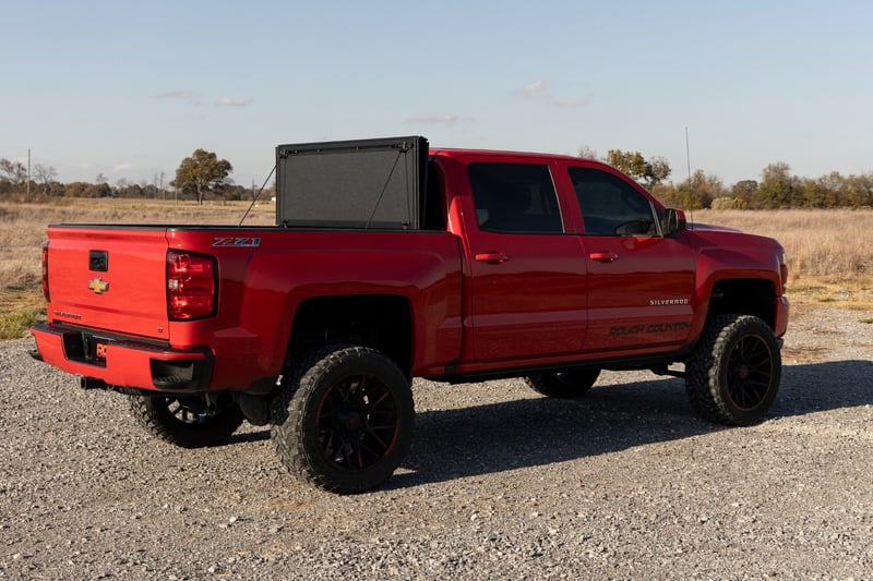 Hard Tri-Fold Flip Up Bed Cover
Chevy/GMC 1500/2500HD/3500HD (14-19)