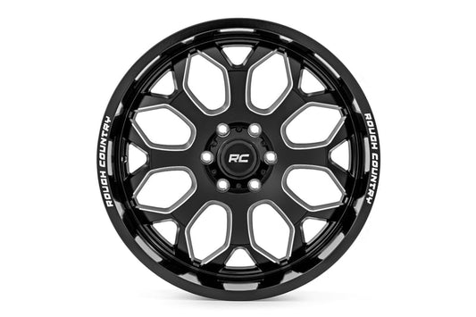 Rough Country 96 Series Wheel
One-Piece | Gloss Black | 20x10 | 8x6.5 | -19mm