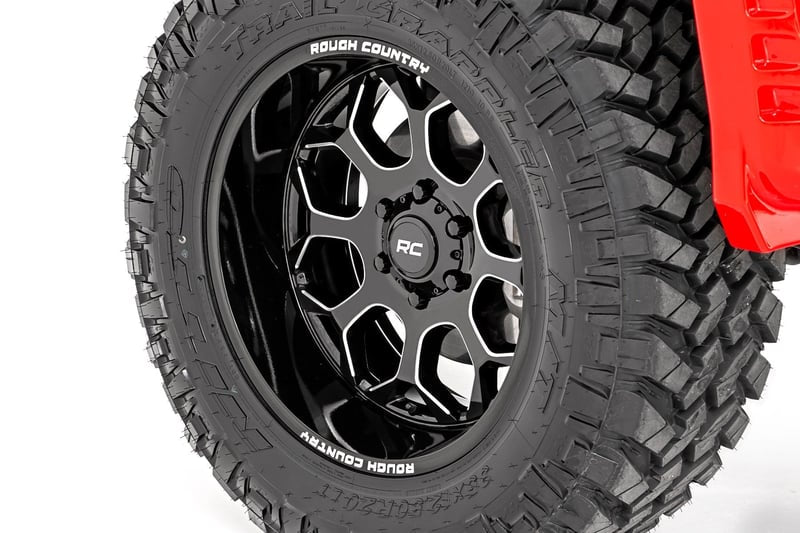 Rough Country 96 Series Wheel
One-Piece | Gloss Black | 20x10 | 8x6.5 | -19mm