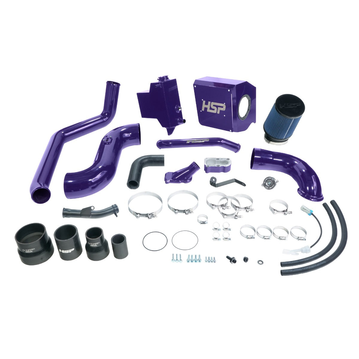 HSP Diesel Deluxe No Bridge Cold Side Bundle Kit For 2007.5-2010 Chevrolet GMC