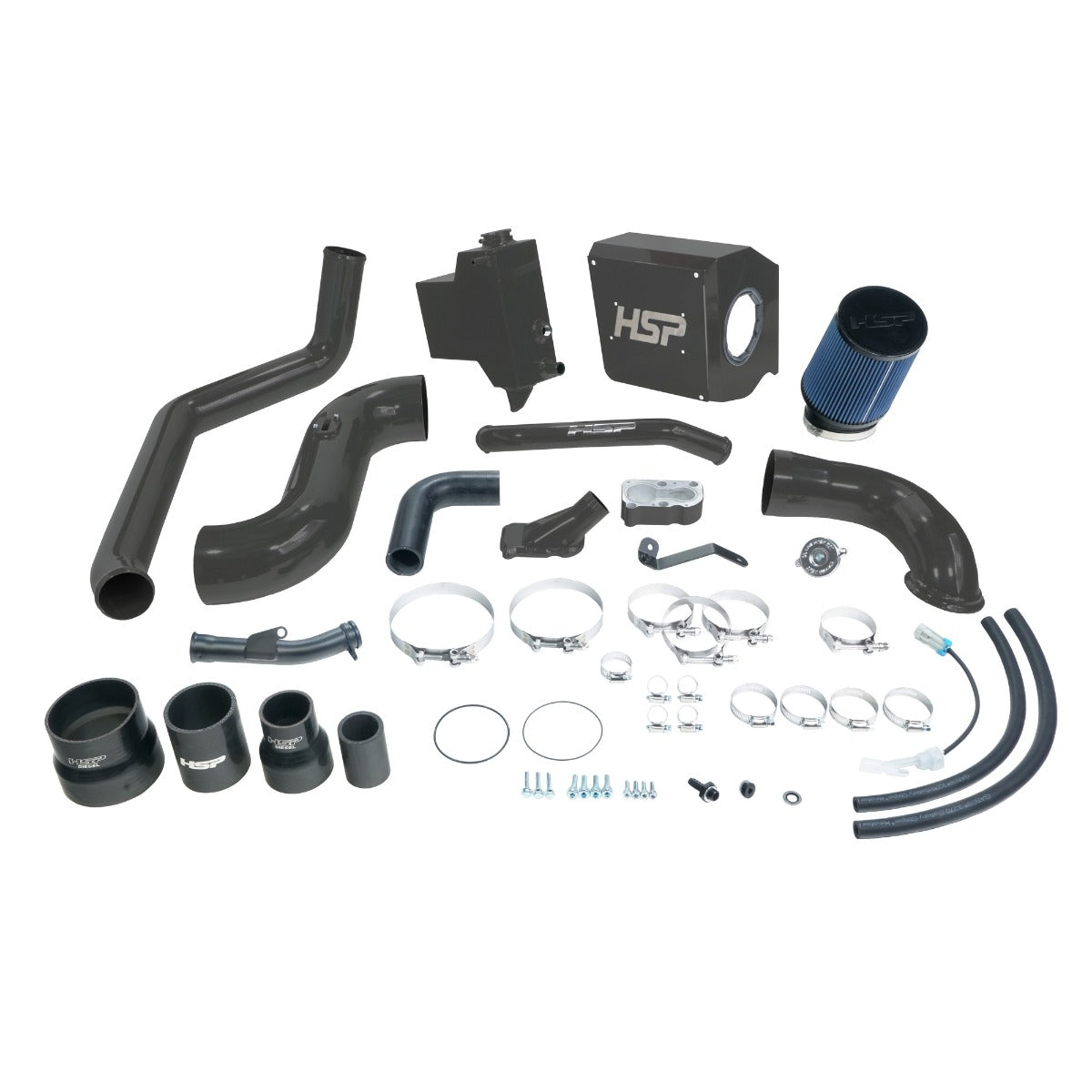 HSP Diesel Deluxe No Bridge Cold Side Bundle Kit For 2007.5-2010 Chevrolet GMC
