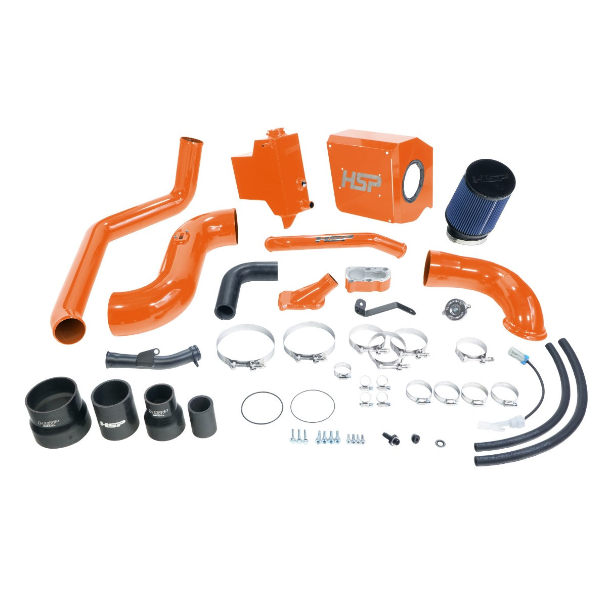 HSP Diesel Deluxe No Bridge Cold Side Bundle Kit For 2007.5-2010 Chevrolet GMC
