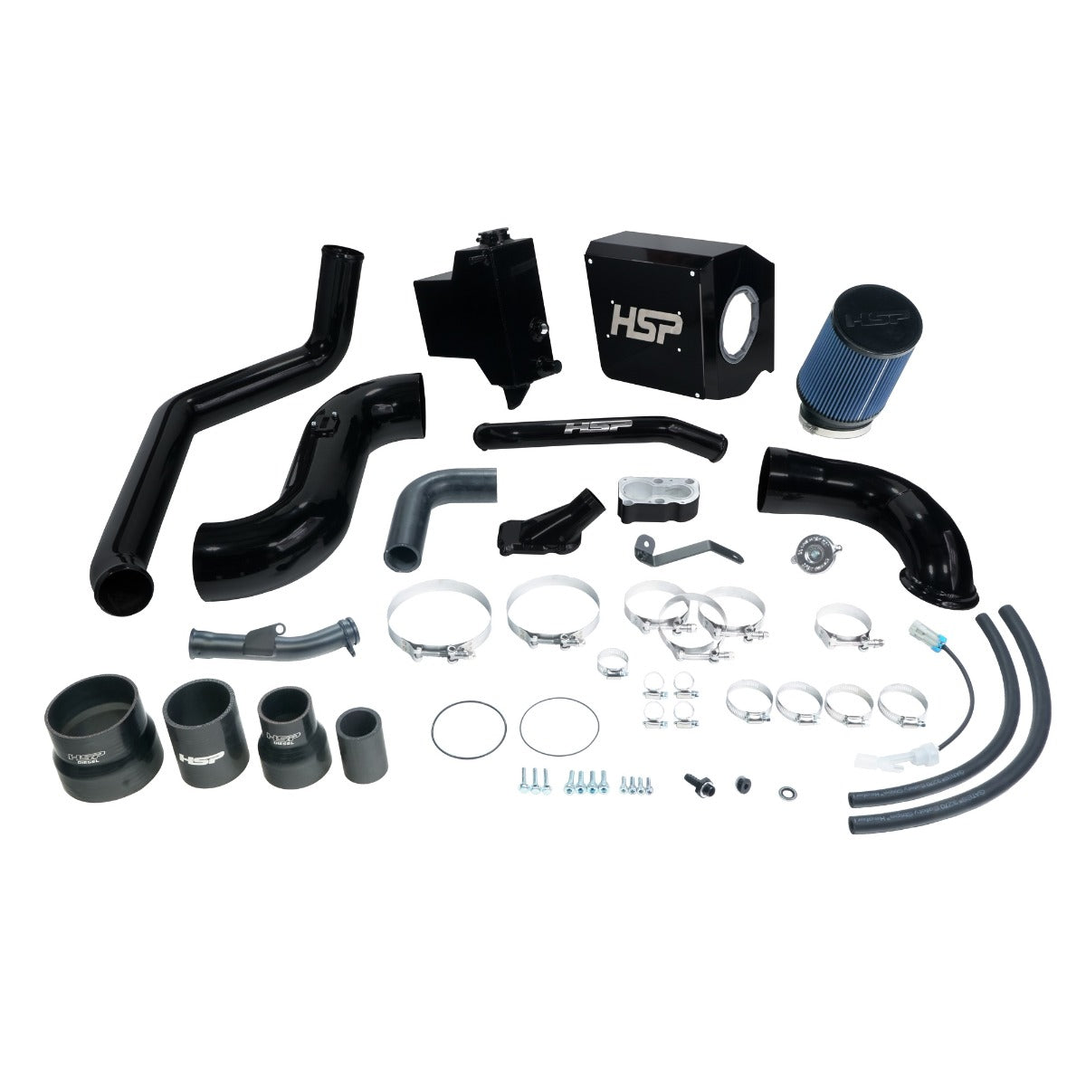 HSP Diesel Deluxe No Bridge Cold Side Bundle Kit For 2007.5-2010 Chevrolet GMC