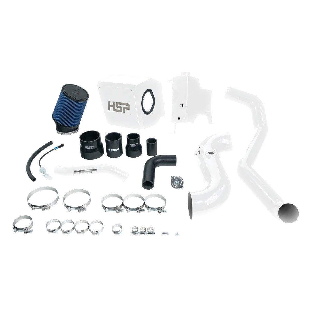 HSP Diesel Deluxe No Bridge Cold Side Bundle Kit For 2015-2016 Chevrolet GMC