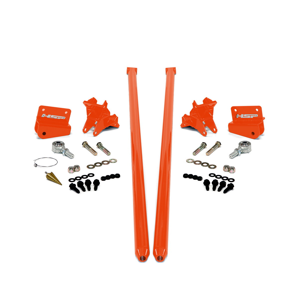 HSP Diesel 2011 2019 Silverado Sierra 2500/3500 58 inch Bolt On Traction Bars 4 Inch Axle Diameter