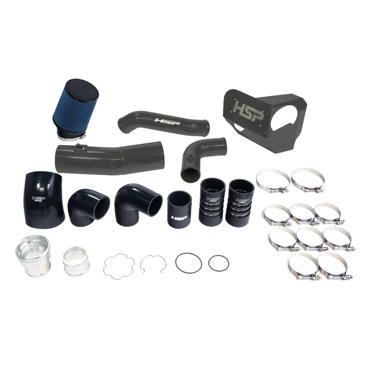 HSP Diesel Intake And Intercooler Bundle Kit For 2020-2022 Ford Powerstroke F250 350 6.7L