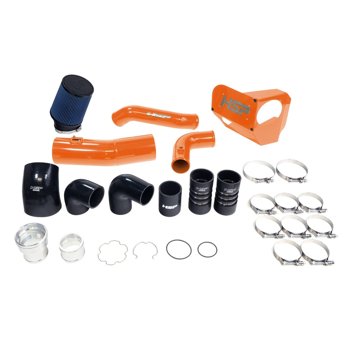 HSP Diesel Intake And Intercooler Bundle Kit For 2020-2022 Ford Powerstroke F250 350 6.7L