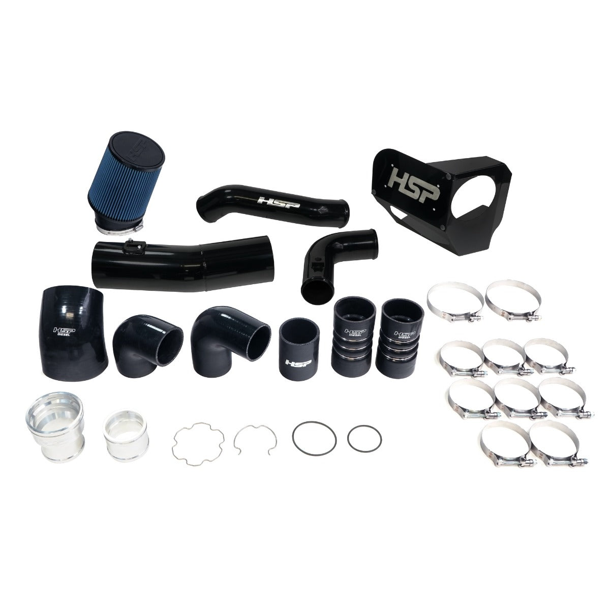 HSP Diesel Intake And Intercooler Bundle Kit For 2020-2022 Ford Powerstroke F250 350 6.7L