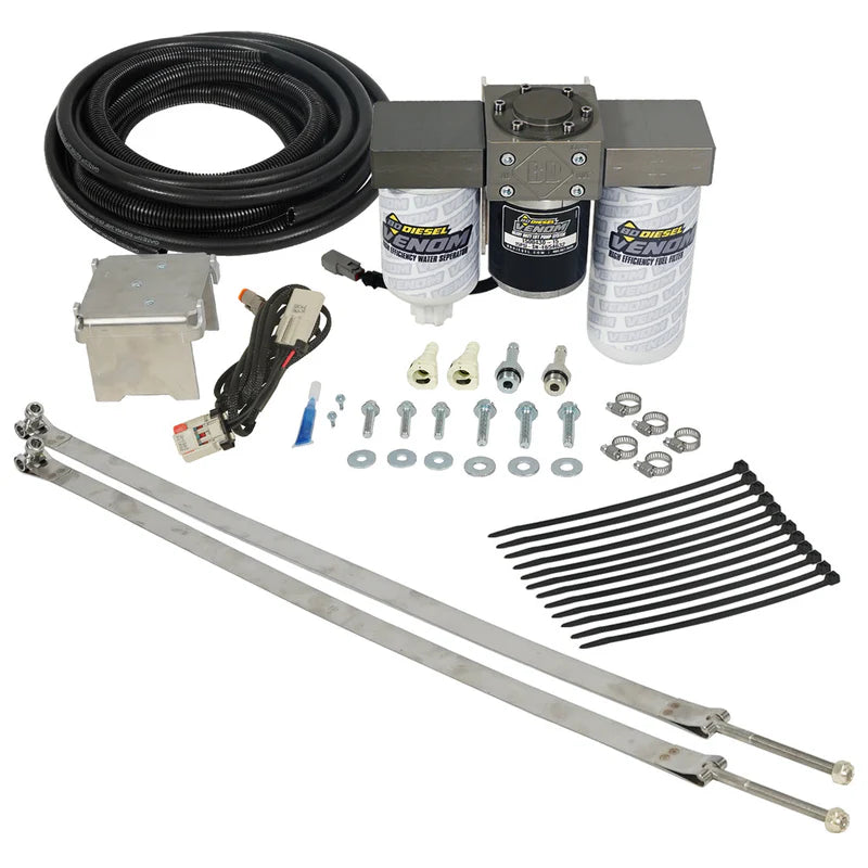 VENOM FUEL LIFT PUMP C/W FILTER & SEPARATOR DODGE 5.9L/6.7L CUMMINS 2005-2012
