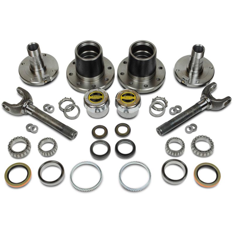 DYNATRAC FREE-SPIN HUB KIT WITH WARN HUBS