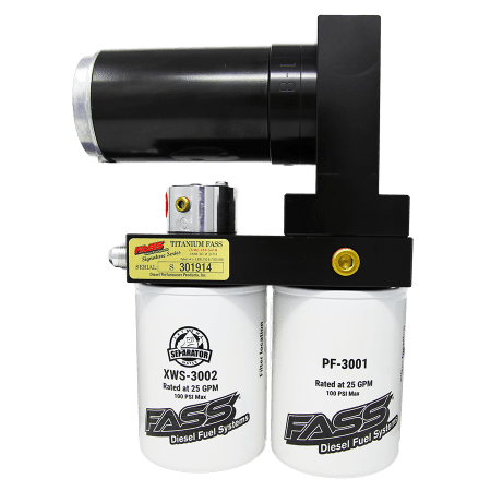 FASS Titanium Signature Series Diesel Fuel System 290GPH (8-10 PSI), GM Duramax 6.6L 2001-2016, 1,200-1,500hp, (TSC10290G)