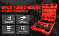 9 Pcs Turbo Boost Leak Tester Tool