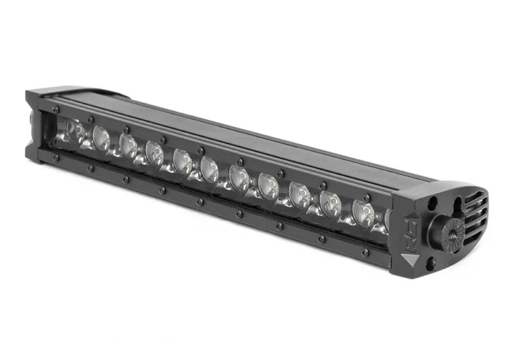 12 Inch Black Series LED Light Bar Single Row | Amber DRL