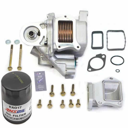 Oil Cooler Upgrade Kit For 2001-2007 and 2011-2019 Chevy/GMC 2500/3500 6.6L Duramax