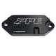 2001-2024 GM 6.6L Duramax Coolant Block-Off Plate - Billet Aluminum - Black