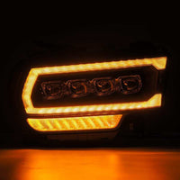 AlphaRex 19-21 Ram 2500 NOVA LED Proj Headlights Plank Style Black w/Activ Light/Seq Signal/DRL