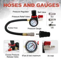 9 Pcs Turbo Boost Leak Tester Tool