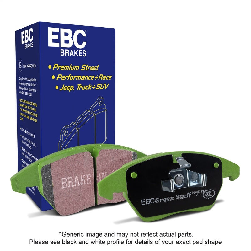 EBC 09-11 Dodge Ram 2500 Pick-up 5.7 2WD/4WD Greenstuff Front Brake Pads
