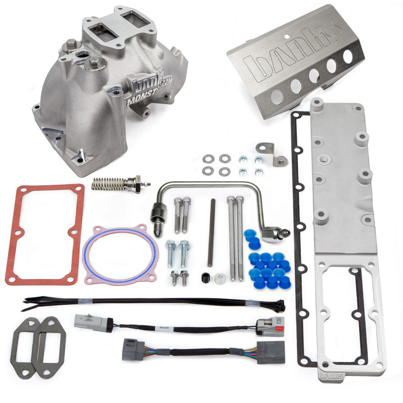 Banks Power 2007.5-2012 Ram 6.7L Monster-Ram Intake System Gen-2 w/Fuel Line-Natural w/Heater System