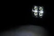 2 Inch Black Series LED Light Pods Flush Mount | Cool White DRL