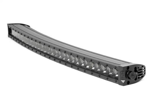 30 Inch Black Series LED Light Bar Curved | Single Row | Cool White DRL