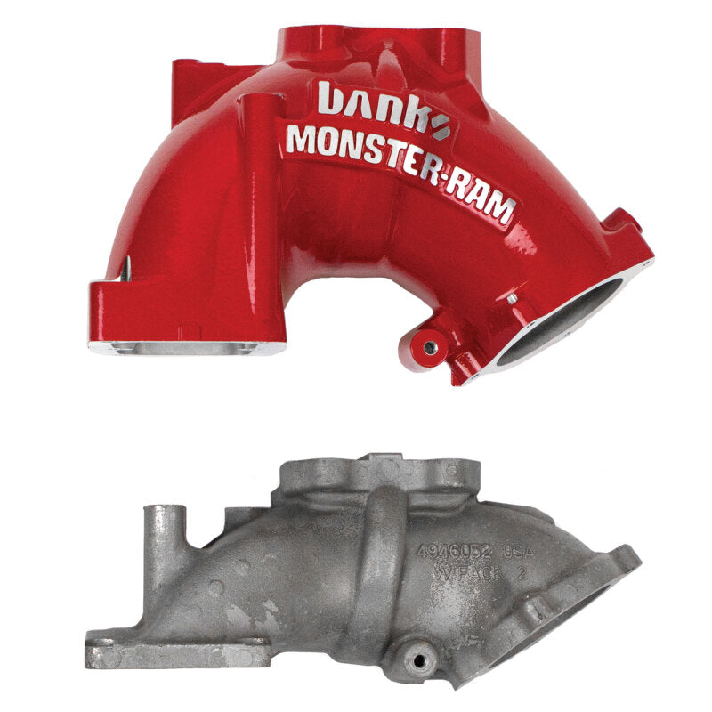 Banks Power 2007.5-2012 Ram 6.7L Monster-Ram Intake System Gen-2 w/Fuel Line - Red w/Heater System