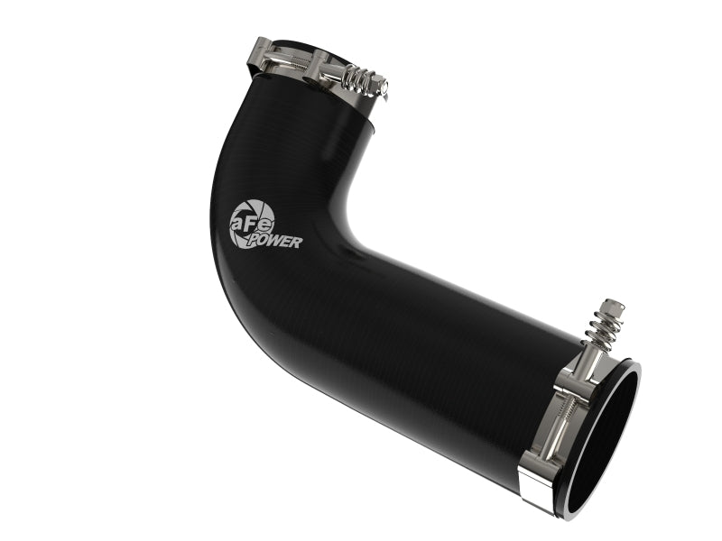 aFe 08-10 Ford Trucks V8-6.4L (td) BladeRunner 3 IN Aluminum Hot Charge Pipe - Black