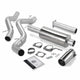 Monster Exhaust System Single Exit Chrome Tip 02-05 Chevy 6.6L EC/CCSB Banks Power