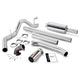 Monster Exhaust System W/Power Elbow Single Exit Chrome Round Tip 98-02 Dodge 5.9L Extended Bed Banks Power