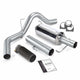 Monster Exhaust System Single Exit Black Round Tip 04-07 Dodge 5.9L 325hp CCLB Banks Power