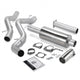 Monster Exhaust System Single Exit Chrome Round Tip 06-07 Chevy 6.6L ECLB Banks Power