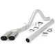 Monster Exhaust System Single Exit Dual Chrome Ob Round Tips 11-14 Ford 6.7L F250/F350/450 CCSB-LB Banks Power