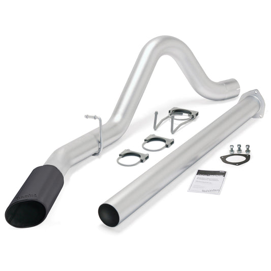 Monster Exhaust System Single Exit Black Tip 15-16 F250/F350/450 CCSB-CCLB Banks Power