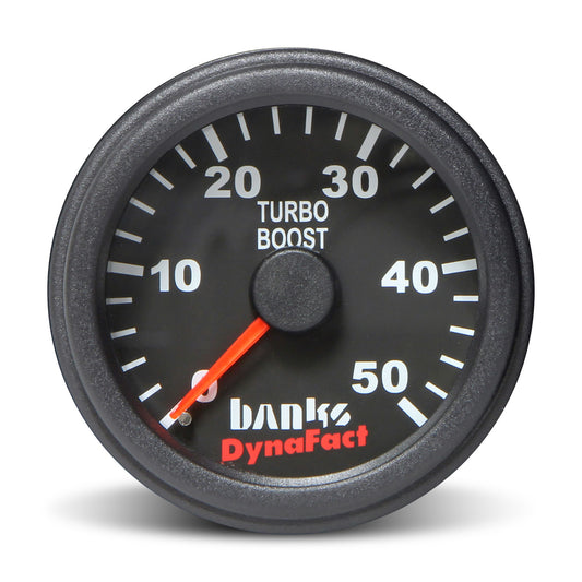 Boost Gauge Kit 0-50 PSI 2-1/16 Inch Diameter (52.4mm) Banks Power