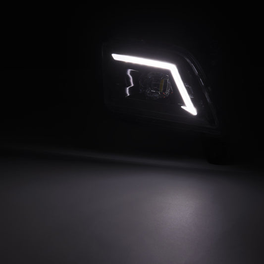 AlphaRex 19-23 Chevrolet Silverado 2500/3500HD DoubleTap Dual Color LED Projector Fog Lights
