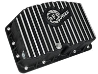 AFE Pro Series Engine Oil Pan Black w/Machined Fins; 11-16 Ford Powerstroke V8-6.7L (td)