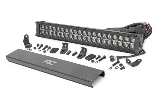 20 Inch Black Series LED Light Bar Dual Row | Amber DRL