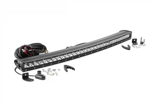 30 Inch Chrome Series LED Light Bar Curved | Single Row