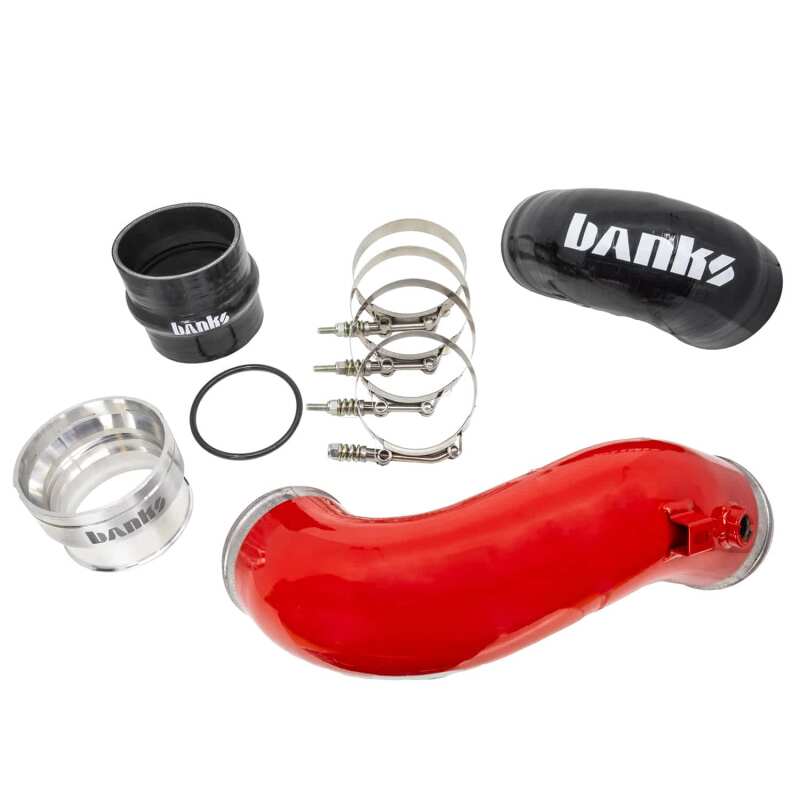 Banks Power 23-24 Ford Super Duty 6.7L High Output Boost Tube Upgrade Kit - Red