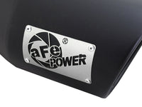 aFe Diesel Exhaust Tip Bolt On Black 4in Inlet x 6in Outlet x 12in