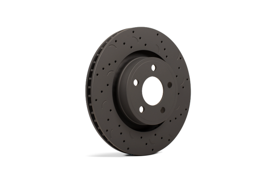 Hawk Talon 2006 Dodge Ram 1500 Extended Crew Cab Pickup Drilled and Slotted Rear Brake Rotor Set