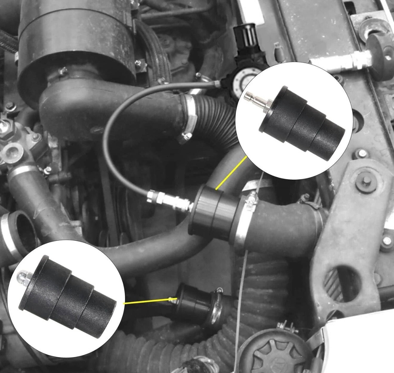 9 Pcs Turbo Boost Leak Tester Tool