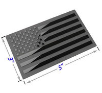 3D Metal American Flag Emblem Decal，Black American Flag Decal for Car, Truck
